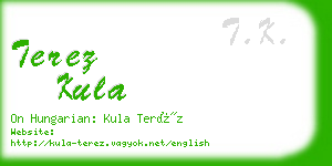 terez kula business card